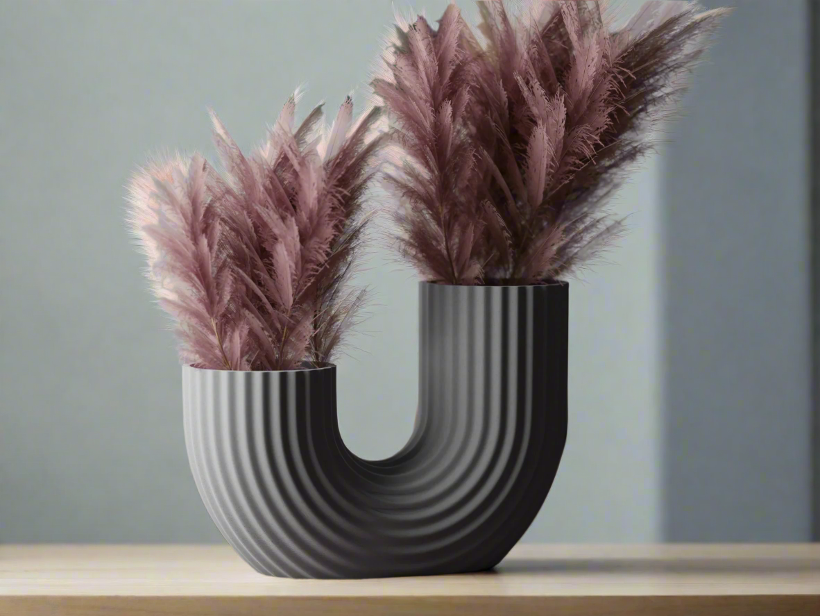 Decorative U Shaped Vase