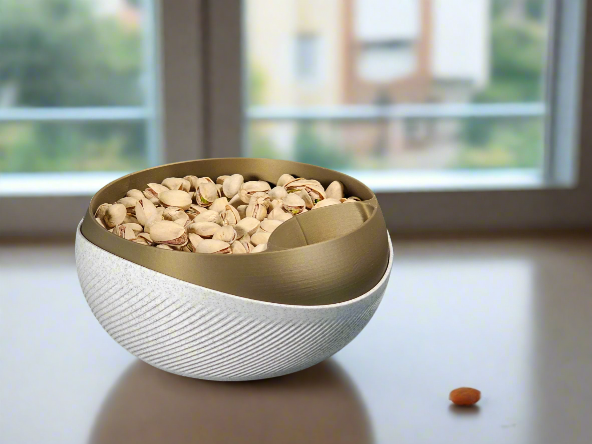 Dual Tone Dry Fruits Bowl