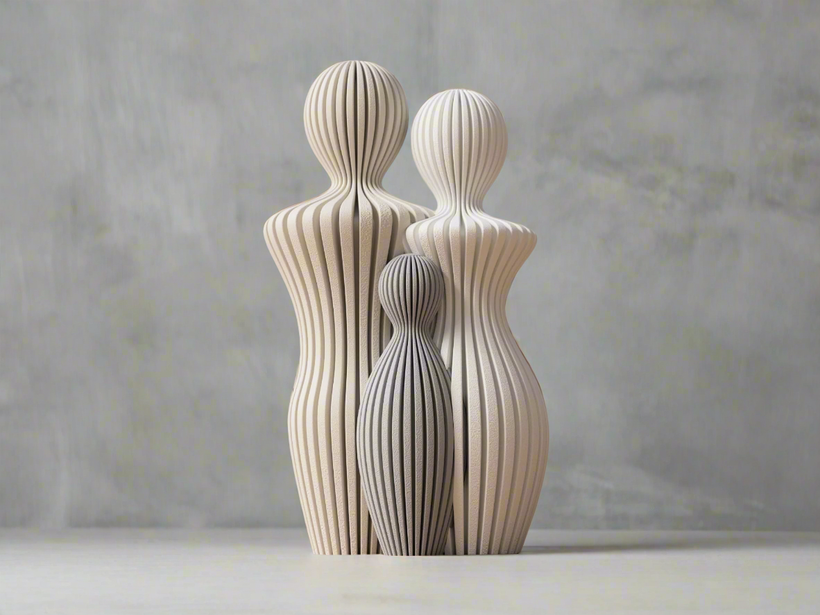 Decorative family sculpture