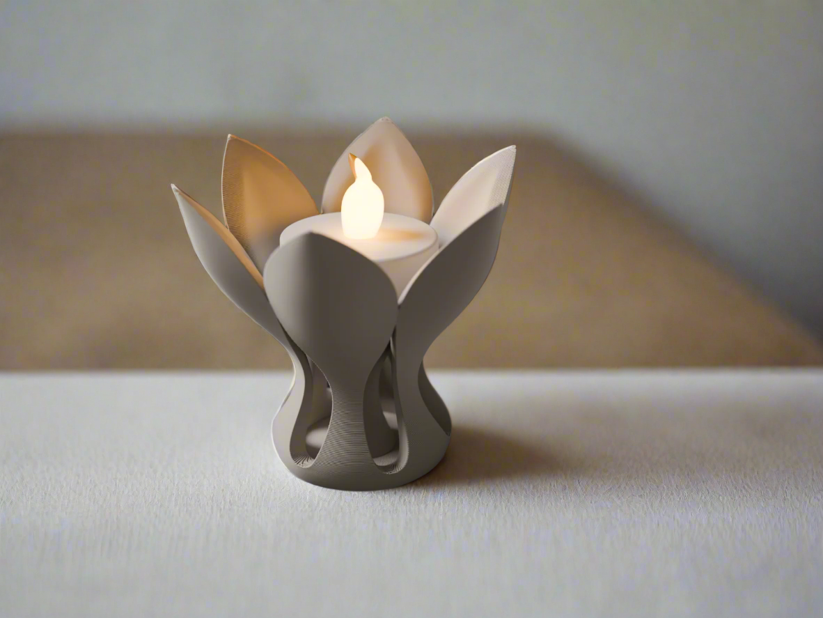 Floral Candle Holder