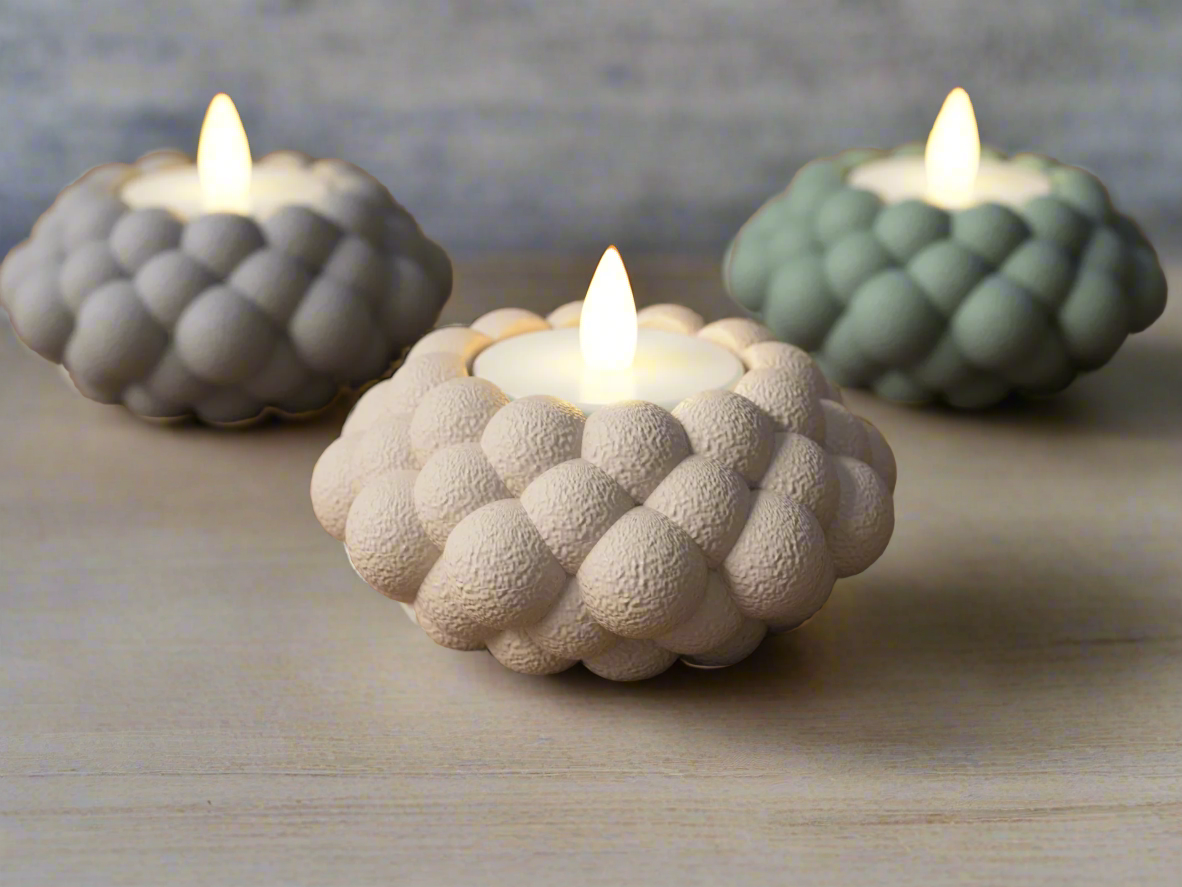 Textured Candle Holder
