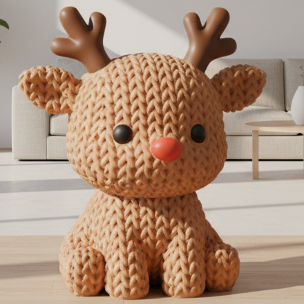 Knitted Reindeer