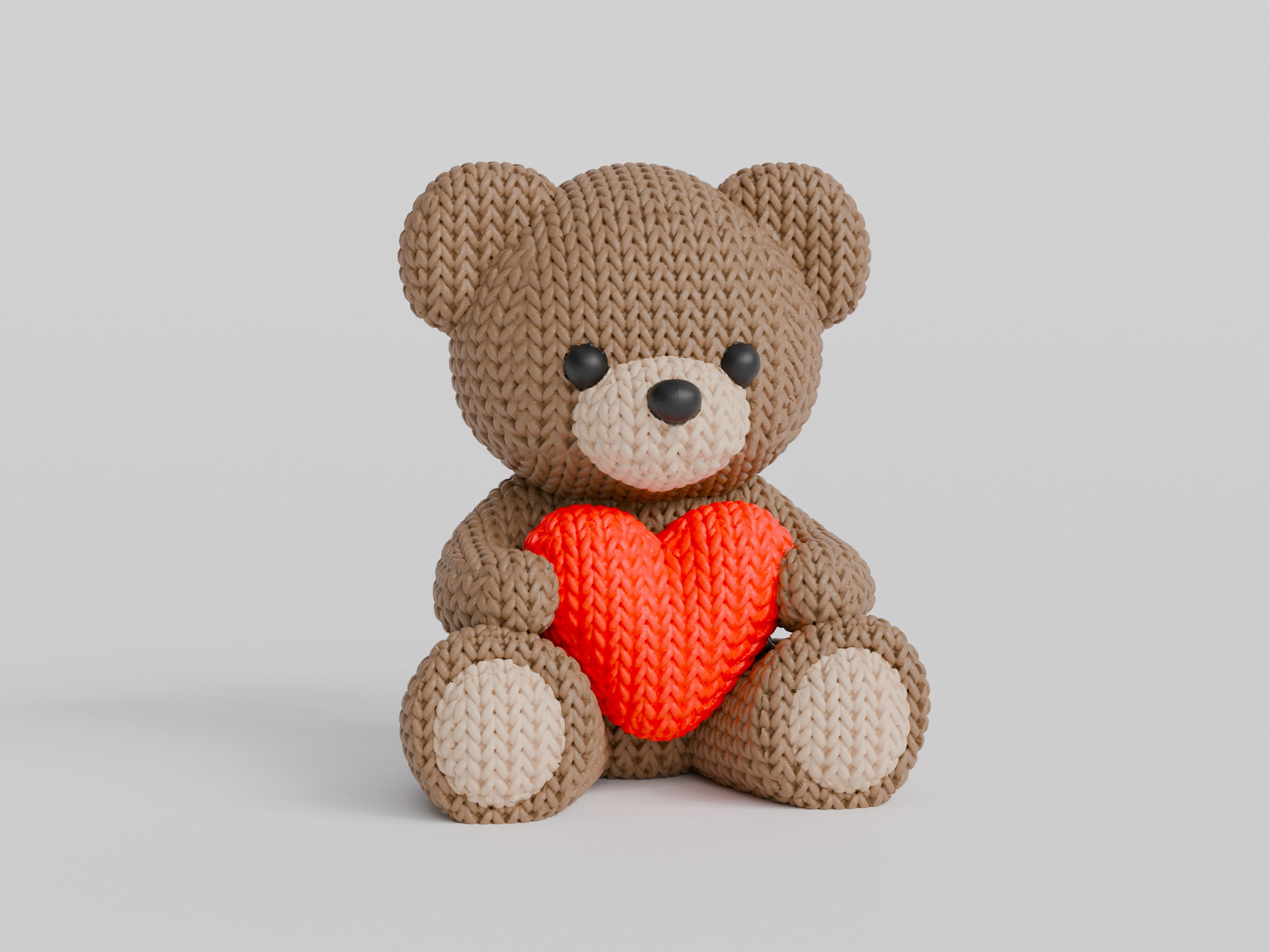 Knitted Teddy Bear