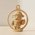 5 Santa Ornaments